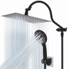 hibbent 12'' All Metal Shower Head, High Pressure Rainfall Shower