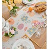 Vorysum Table Runner Modern Easter Spring Table Runner Easter Eggs