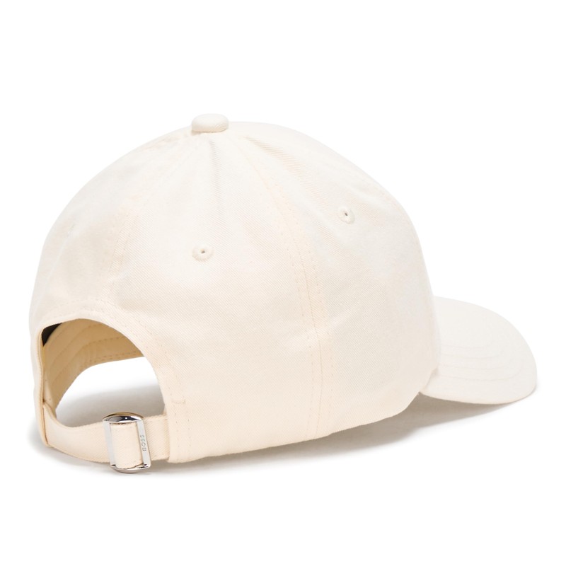 BOSS, Big Logo Cotton Twill Cap, Deep Ivory, One Size
