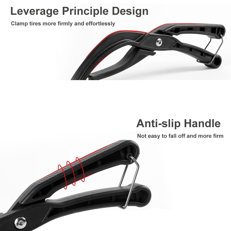 Keenso Bicycle Tyre Pliers, Durable Plastic Bicycle Tyre Repair Tool,
