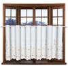 CFC-101 Waterproof Anti-Mildew UV Protection Cafe Curtain Light Brown (0.07