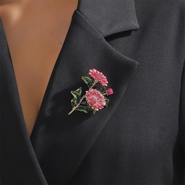 SHIDXIB 3Pcs Fashion Simple Daisy Bouquet Brooch Plant Brooch Flower Brooch for Clothing Fashion Accessory
