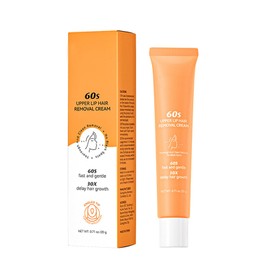 Gesichtshaarentferner für Frauen, Oberlippenhaarentfernung Creme, Damenbart Entferner, Hair Removal Cream,Schmerzlose Haarentfernungscreme Gesicht,Nicht Reizend, Hemmt das Haarwachstum