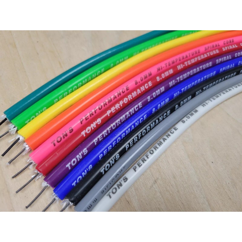 Ton's 8mm Universal Silicone 8mm Spark Plug Wire Kit Set