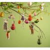 Hänger Ostern Hase Osterhase Natur aus Textil (3er Set) H:15