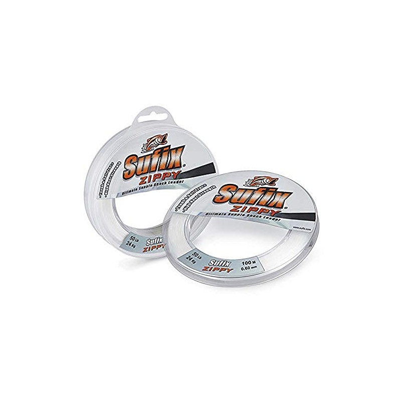 Sufix TETE DE LIGNE ZIPPY SUPPLE SHOCK LEADER - 100M