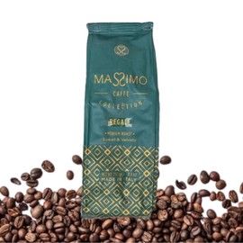 Massimo Caffe President Italian Flavored Medium & Dark Roast Coffee Beans - Gourmet Espresso & Drip Blend, 100% Arabica, Rich & Bold Flavor, Perfect for Lattes, Cappuccinos, and French Press - Freshly Roasted Premium Coffee Beans 2.2lbs