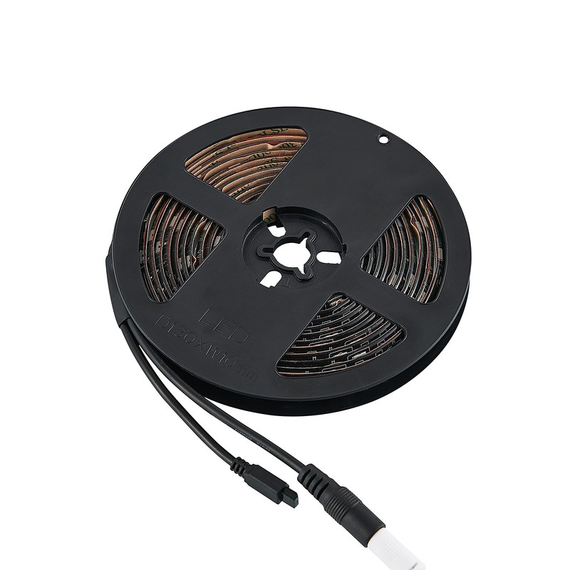 Reality Leuchten R65573102 LED Strip Rush Plastic Black with 10.5