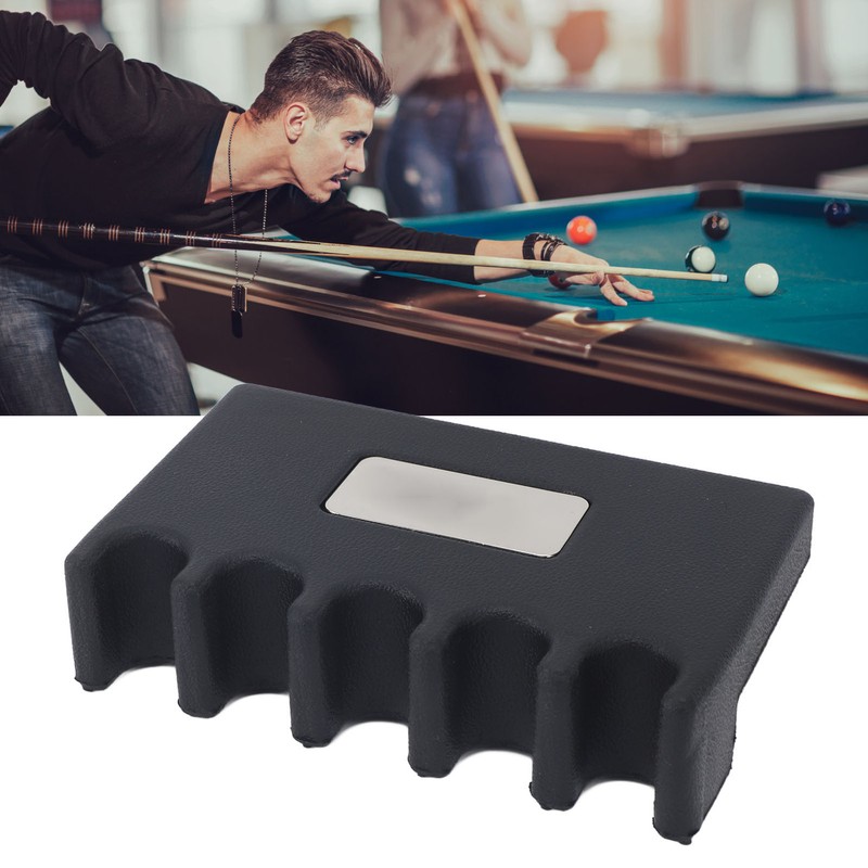 5 Holes Cue Holder Anti Slip Portable Cue Rest Cue