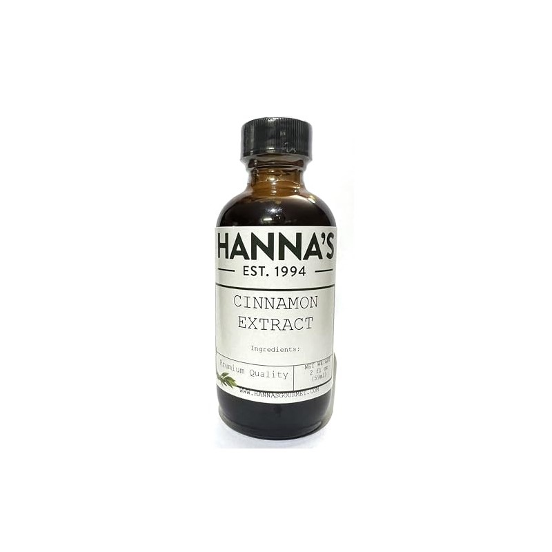 Hanna's Cinnamon Extract, (flavoring) 2 fl oz