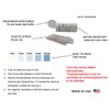 Phosphorus and Phosphate Detection Test Strips, 0-100 ppm [Vial of