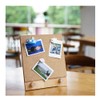 Primst Desktop Cork Board with Stand, Wood Bulletin Board Hanging