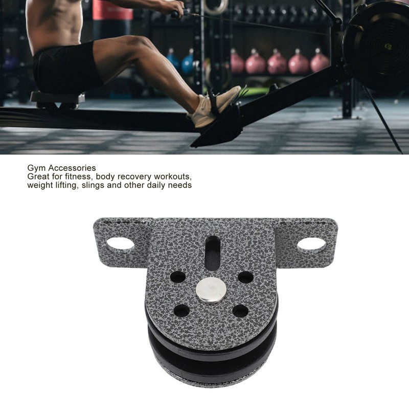 Wall Mount Pulley Wheel Iron Heavy Duty Traction Silent Fixed