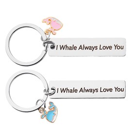 I Love You Gifts for Her Him Valentines Day Gifts for Couples Matching Keychains for Girlfriend Boyfriend Birthday Gifts for Women Men Wife Husband Anniversary Bday Gifts Couples Keychain 2pcs