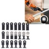 20Pcs Oscillating Saw Blade 34mm 40mm Cut Depth Multitool Blade