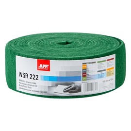 APP WSR 222 Sanding Fleece Roll, 100 mm x 10 m, Green, Extremely Durable Sanding Fleece for Metal, Wood, Steel and Stainless Steel, Coarse Grain Sanding Wool, Grain Size: 240-280