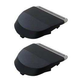 ATIODYUUK New 2Pcs Black Trimmer Clipper Blades Replacement for Wahl Professional Peanut Trimmers 8685, 8655, 8685-1301, 8663