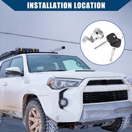 Hihaha NO. 69058-35180 Fuel Door Lock Cylinder with Keys for Toyota 4Runner Pickup 1991-1995 / Fuel Tank Lock Cylinder Fuel Filler Lid Door Gas Lock Cylinder/Durable / 1 Set