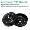 BUXIMN 2pcs 3-3/8" Garbage Disposal Splash Guard, Quiet Garbage Guard