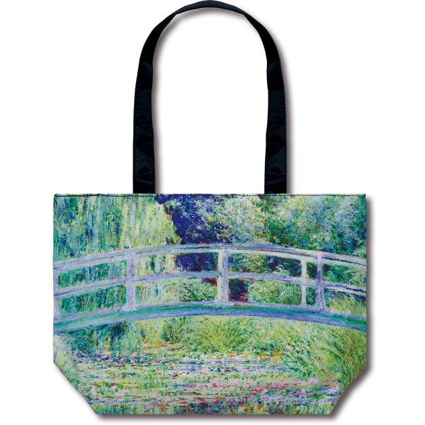 Upower Masterpiece Bag Monet "Water Lilies Pond and Japanese Bridge M Size" AU-01212