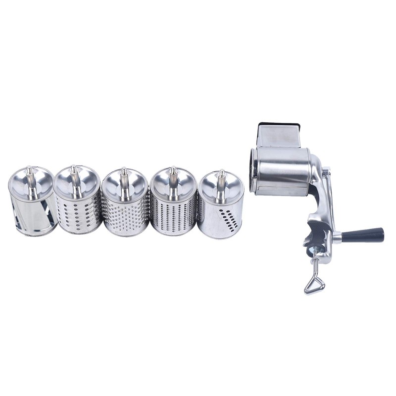 Manual Rotating Potato Grater Bean Cutter for Table Mounting Rustproof