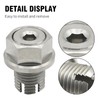 EATAKWARD Oil Drain Plug, Oversize Piggyback Drain Plug (M14.1-1.5x15mm), Stainless