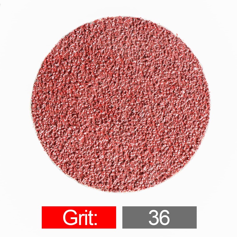 Hiqalty 50PCS 3 inch Sanding Disc Roll Lock R-Type Sandpaper