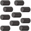 JUVA H10049 Aluminium Furniture Knobs, Black Cupboard Knobs, Vintage for
