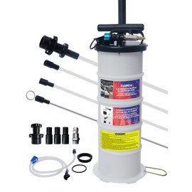 Punmew 6.5L Oil Extractor Pump Pneumatic/Manual Oil Extractor for Oil Change Fluid Extractor Oil Extractor