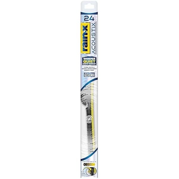 Rain-X Acoustix 24" Wiper Blades (Pack Of 1), Whisper Quiet