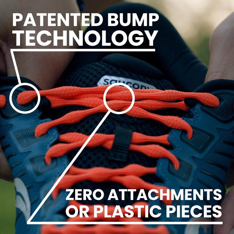 Caterpy RUN - Ultimate Elastic No-Tie Shoelaces | Custom Fit,