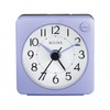 Bulova Violet Travel Alarm Clock B1876 | Compact Design with