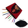 Livel lhood African American Makeup Bag Cute Small Canvas Organizer