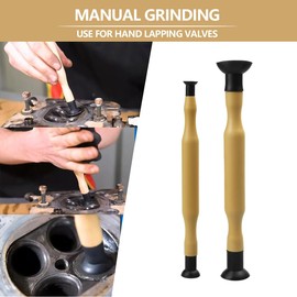 YanTone Valve Lapper Set with 4 Suction Plates, Double Ended Grip Valve Grinding Lapping Stick Tool Set for Vehicle Oil Systems Maintenance and Repair