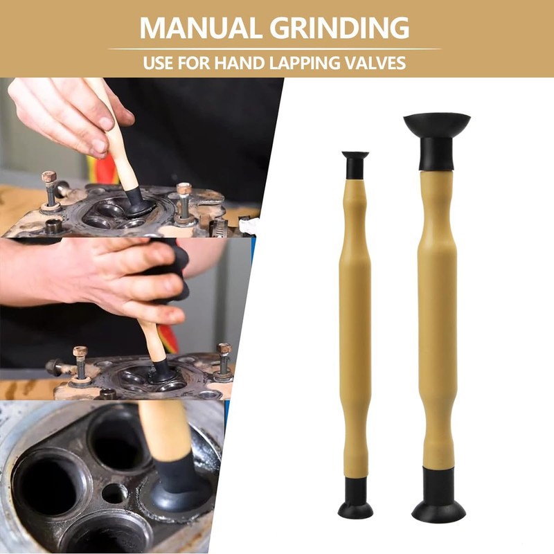 YanTone Valve Lapper Set with 4 Suction Plates, Double Ended