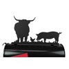 Farm and Ranch Metal Mailbox Topper (Highland Cow, Hog and