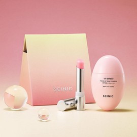 CYNIC 싸이닉 한정판 UV 엑스퍼트 기프트 2종 세트 선에센스+립밤 CYNIC Limited Edition UV Expert Gift Set 2 Types Sun Essence + Lip Balm