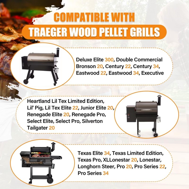 Digital Pro Controller for Traeger Wood Pellet Grills, Replacement Parts