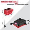 for Bauer 20V Battery Charger - Compact & Lightweight, 1/3