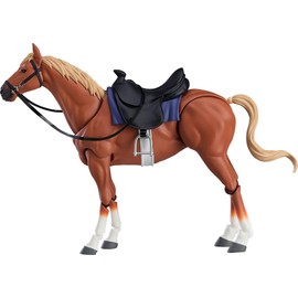 figma horse ver.2 [chestnut hair] non-scale plastic painted action figure