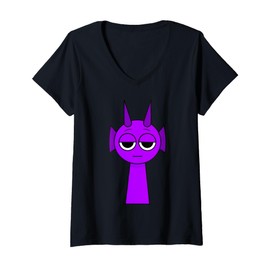 Womens Durple from Sprunki!! V-Neck T-Shirt