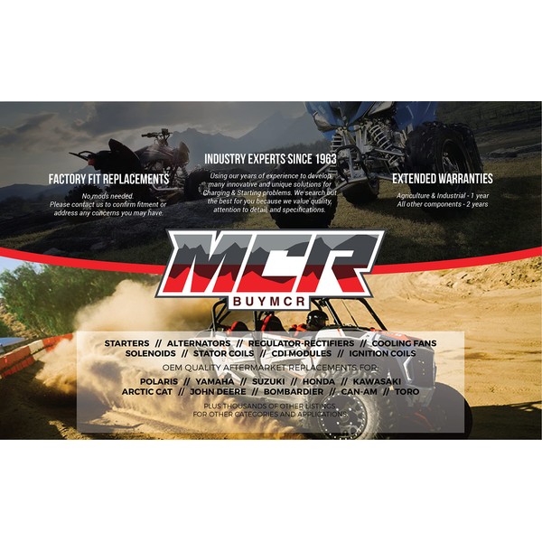 New 12V CW Starter Compatible with Polaris Utv Ranger 4X4