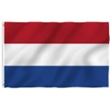 Netherlands Flag with Eyelets Flag Metal Eyelets Weatherproof Flagpole (150