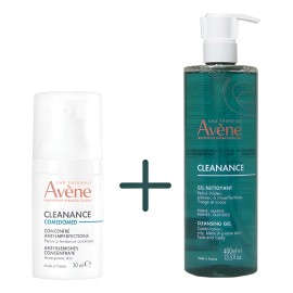 Avene Gel Limpiador Cleanace400ml + Cleanance Comedomed 30ml