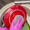 6PCS Reusable Sponges Kitchen Double-Side Microfiber Sponge Non Scratch Microfiber