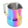 Milk Frother Cup 350ml 304 Stainless Steel Pointed Mouth Foaming