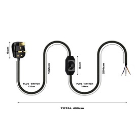 LEDSone Industrial Hanging Pendant Light with Plug-in, E27 Suspended Lamp Holder, 4m Fabric Flexible Cable with Dimmer Switch for Ceiling Hanging Lights (Green)