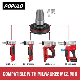 Populo Expansion Tool Head 1" Compatible with Milwuake pex expansion tool Expansion Head