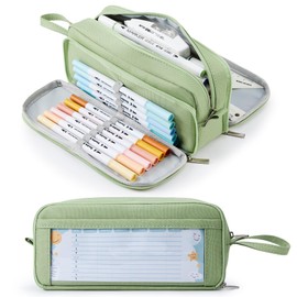 KALIDI KALIDI Federmäppchen mit 3 Fächer Große Kapazität Mäppchen Federtasche Stiftetasche Pencil Case Bleistifttasche für Schule & Büro