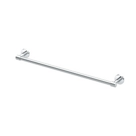 Gatco 4660 Reveal Towel Bar, 24 Inch, Chrome | Wall Mounted Towel Holder for Bathroom, Total Length 26.13"